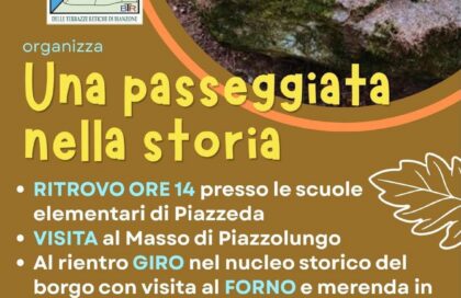 Una “Passeggiata nella Storia” con l’Ecomuseo a Bianzone