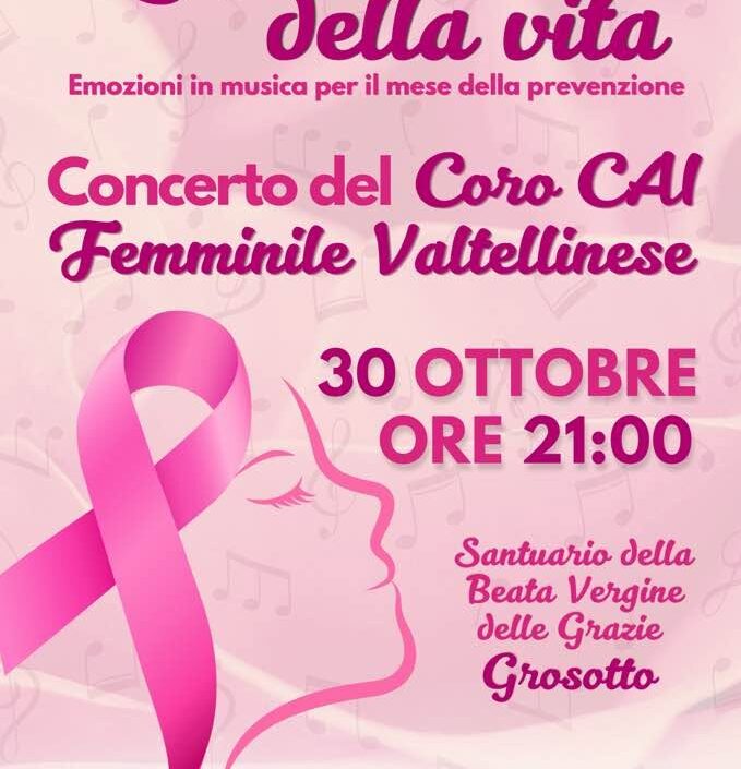 “La forza della vita”: musica e prevenzione a Grosotto