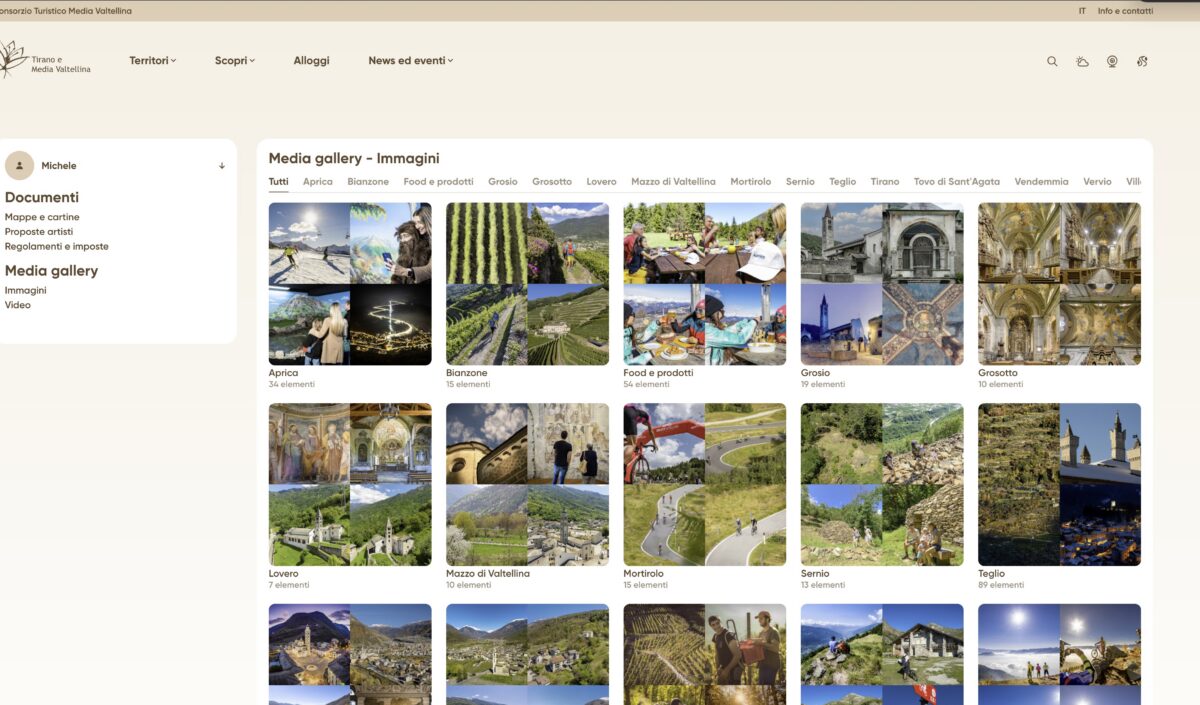 Media Valtellina, nasce l’Area Riservata per gli associati del Consorzio Turistico